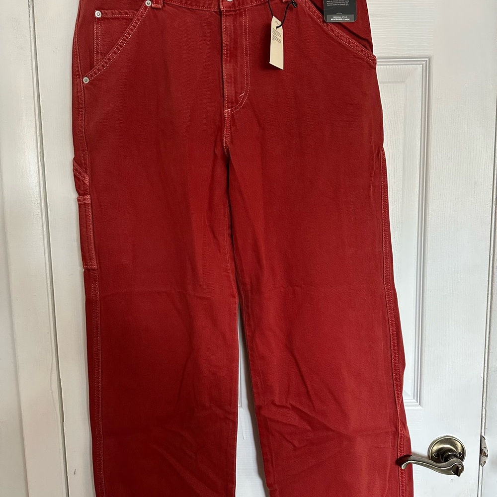 ๐ Levi's Premium Dad Utility Baggy Jeans - Picture 2 of 16